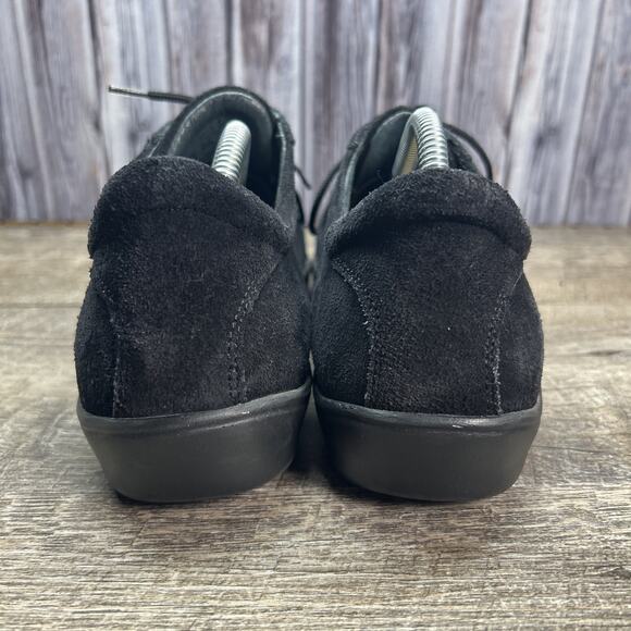 Footprints By Birkenstock Womens 38/245 US 7.5-8 Black Suede Padua Lace Shoe - Picture 7 of 16